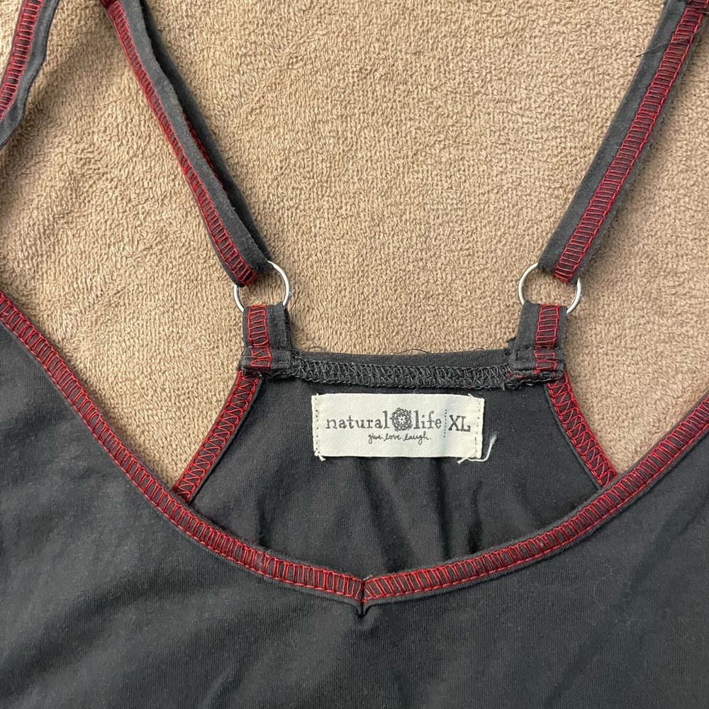 Natural Life Charcoal Lucy Jumpsuit XL